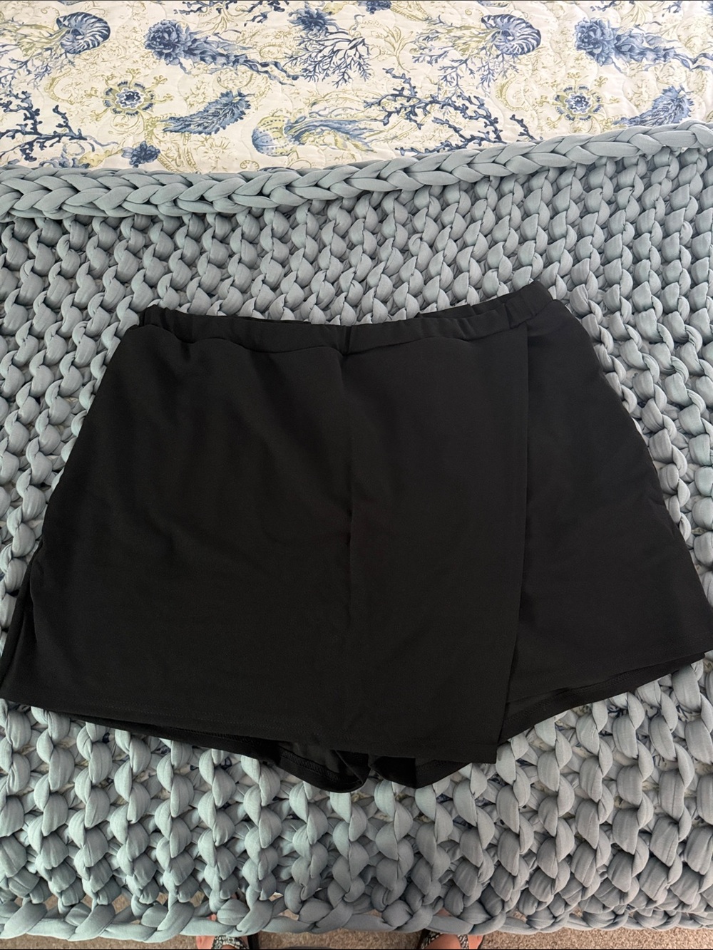 Black Women's Skort Shorts - Classic Everyday Style